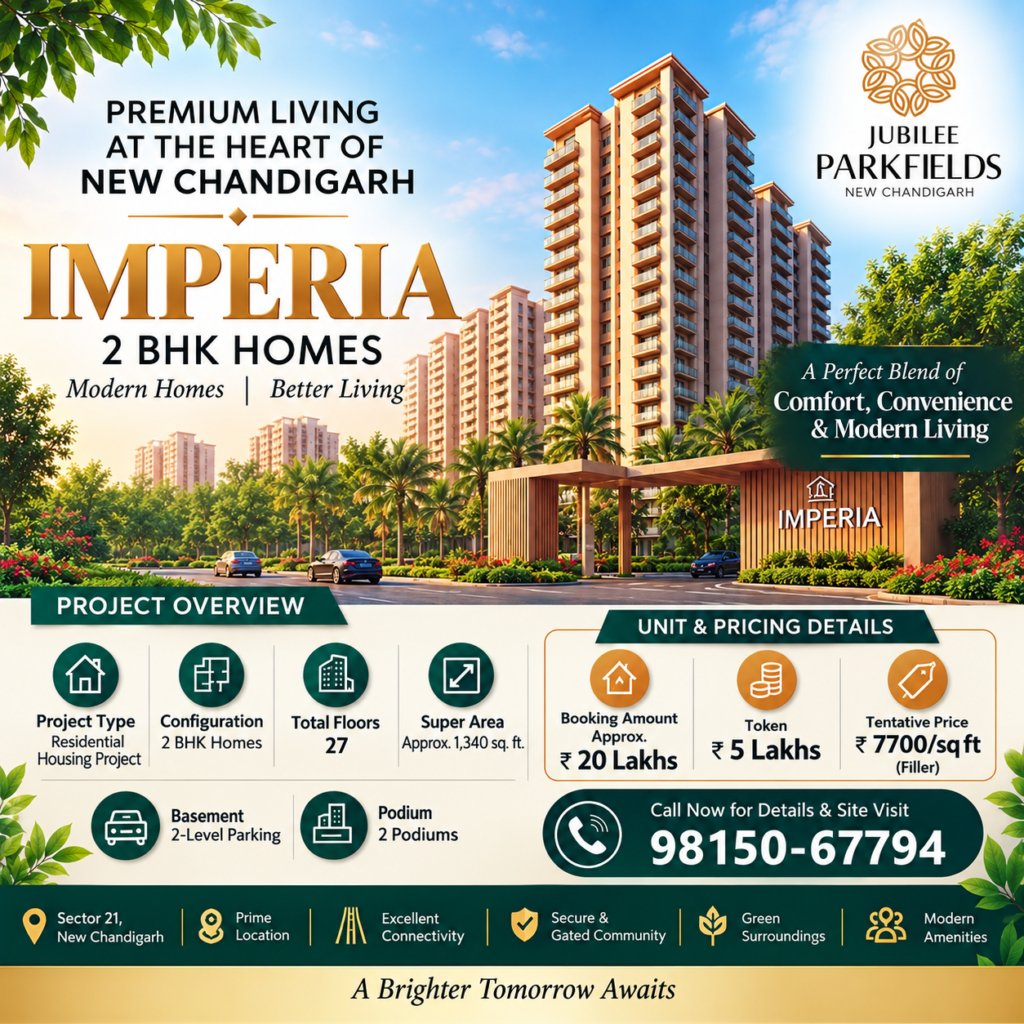 Jubilee Parkfield New Chandigarh