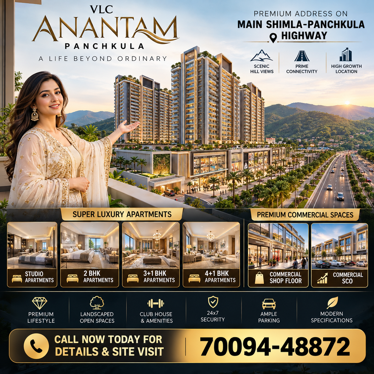 vlc anantam residency panchkula